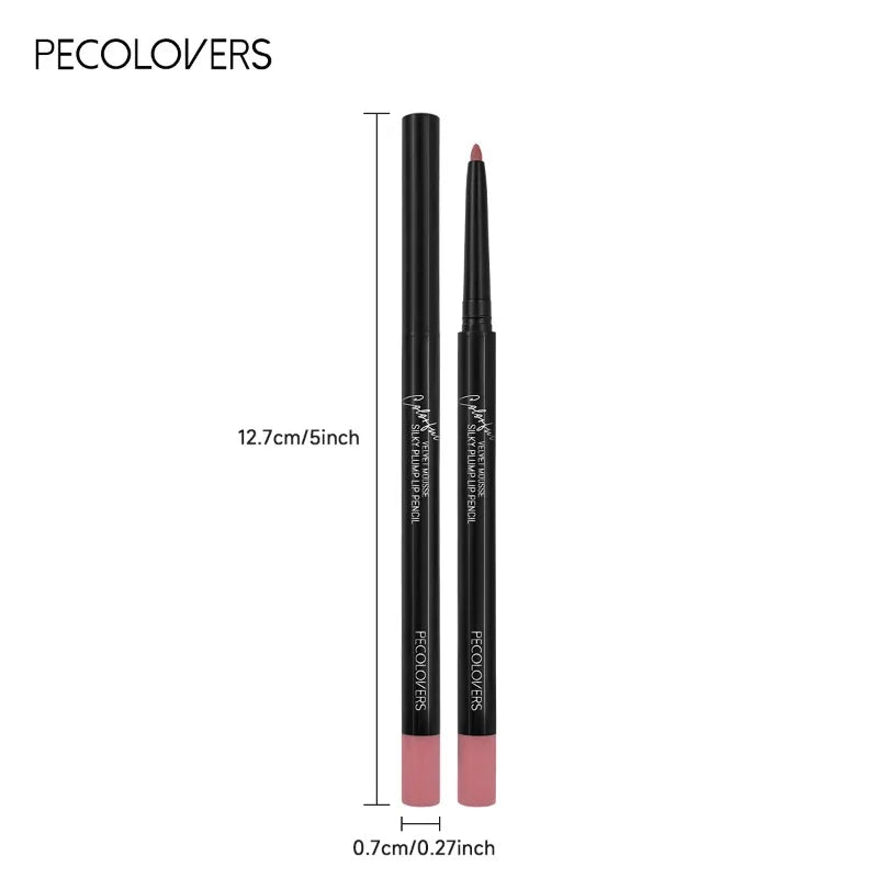 Lápis de Contorno Labial The Velluto – 12 Cores Matte à Prova d’Água